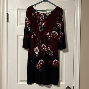 Floral semi formal dress